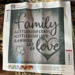 Family Love Canvas Wall Art